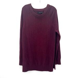 Talula Aritzia women’s burgundy knit sweater tunic
